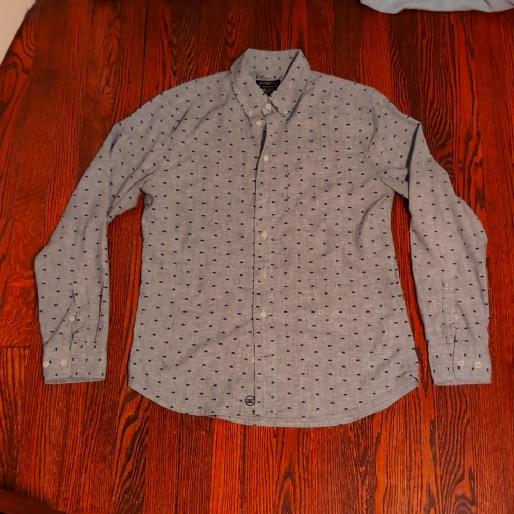 United By Blue Gray Shirt w/ Bison Print